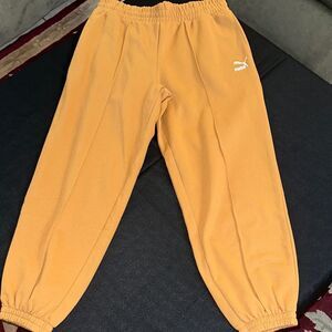 NWT Puma Desert Tan/Camel Sweatpants w/ Pockets Size Medium